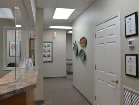 Front check out area Downingtown Family Dentistry