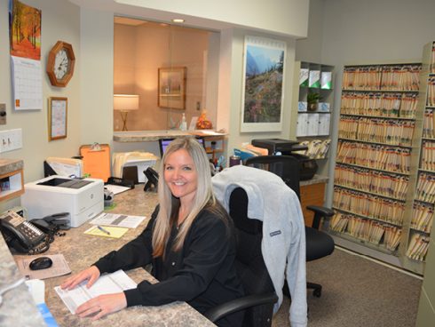 Front reception area Downingtown Family Dentistry